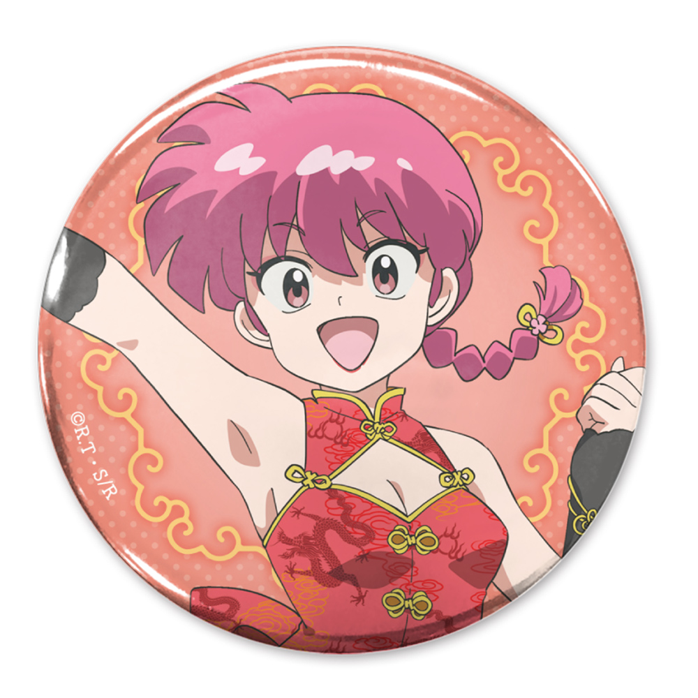 らんま1/2_らんま 65mm缶バッジ チャイナ×アイドルVer.