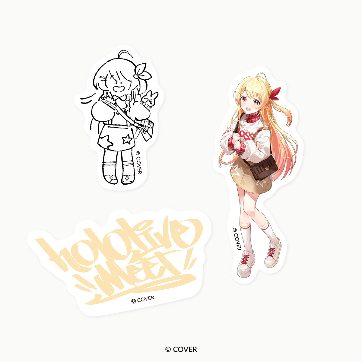 ホロライブ_「hololive Meet 2025」ステッカーセット　音乃瀬奏