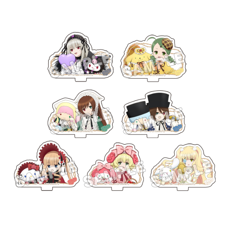 ローゼンメイデン×サンリオキャラクターズ_トレーディングカプセルスタンド　【コンプリートBOX／7個入り】