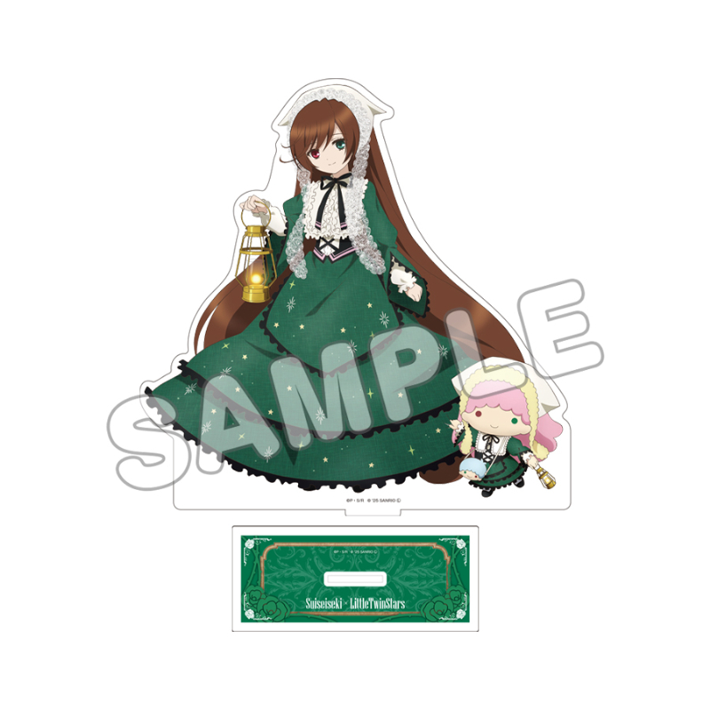 ローゼンメイデン×サンリオキャラクターズ_アクリルフィギュアL 翠星石×リトルツインスターズ（ララ）