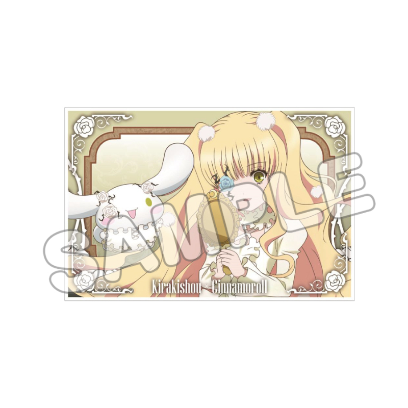 ローゼンメイデン×サンリオキャラクターズ_アクリルブロック 雪華綺晶×シナモロール