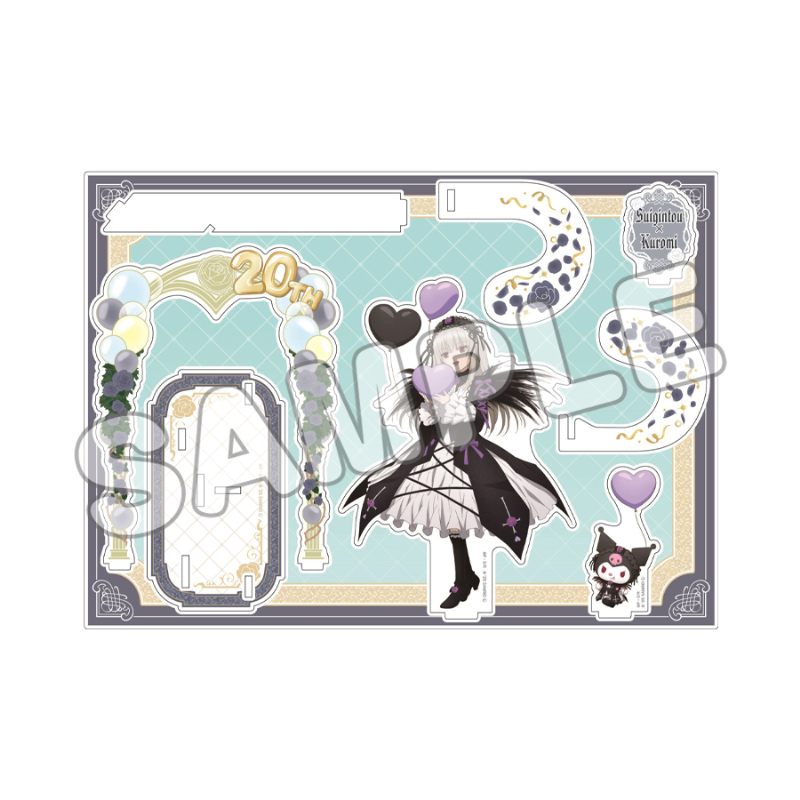 ローゼンメイデン×サンリオキャラクターズ_立体アクリルフィギュア 水銀燈×クロミ
