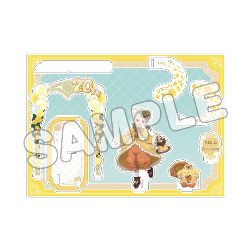 ローゼンメイデン×サンリオキャラクターズ_立体アクリルフィギュア 金糸雀×ポムポムプリン