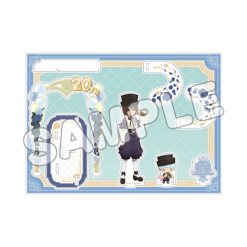 ローゼンメイデン×サンリオキャラクターズ_立体アクリルフィギュア 蒼星石×リトルツインスターズ（キキ）