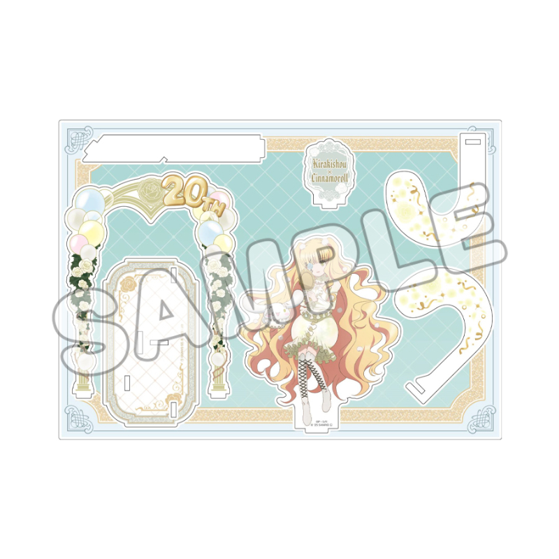 ローゼンメイデン×サンリオキャラクターズ_立体アクリルフィギュア 雪華綺晶×シナモロール