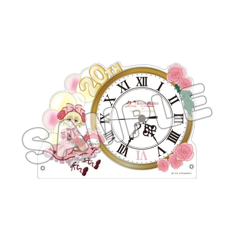 ローゼンメイデン×サンリオキャラクターズ_アクリルクロック 雛苺×マイメロディ