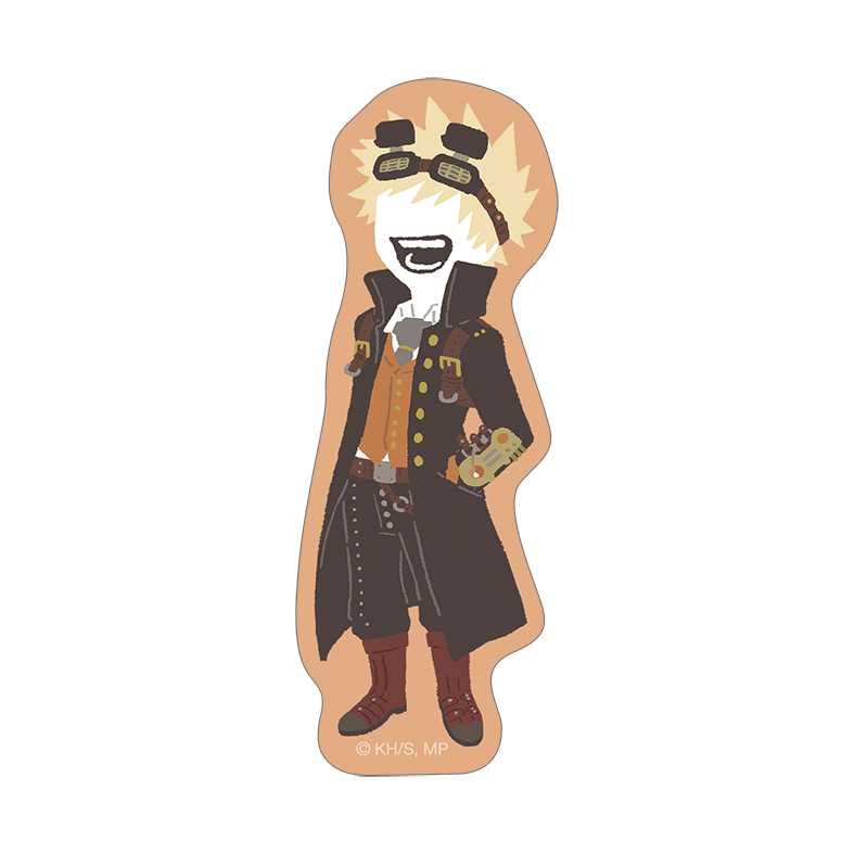 僕のヒーローアカデミア_ダイカットステッカー／爆豪　勝己　ゆるパレット