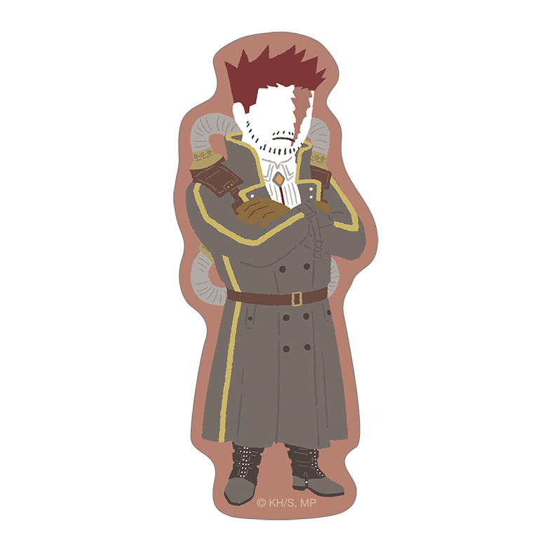 僕のヒーローアカデミア_ダイカットステッカー／エンデヴァー　ゆるパレット