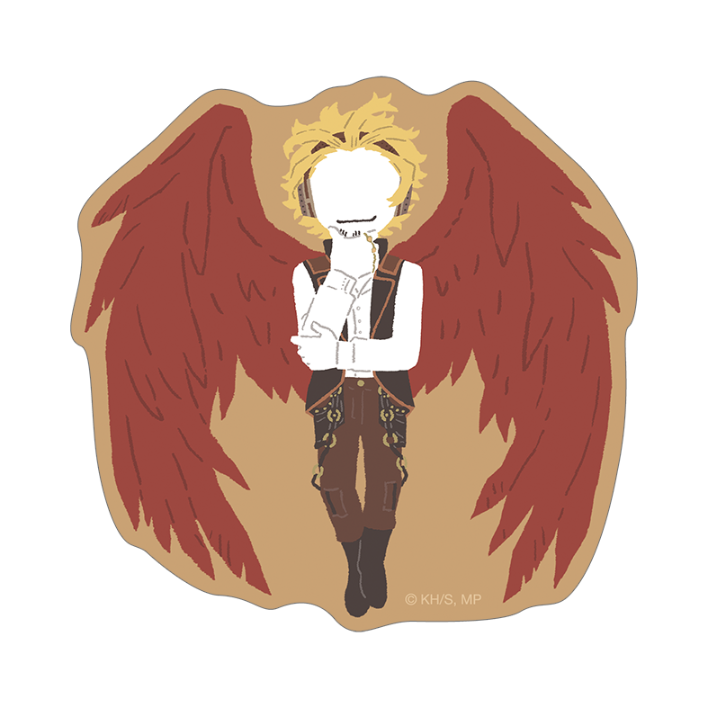 僕のヒーローアカデミア_ダイカットステッカー／ホークス　ゆるパレット