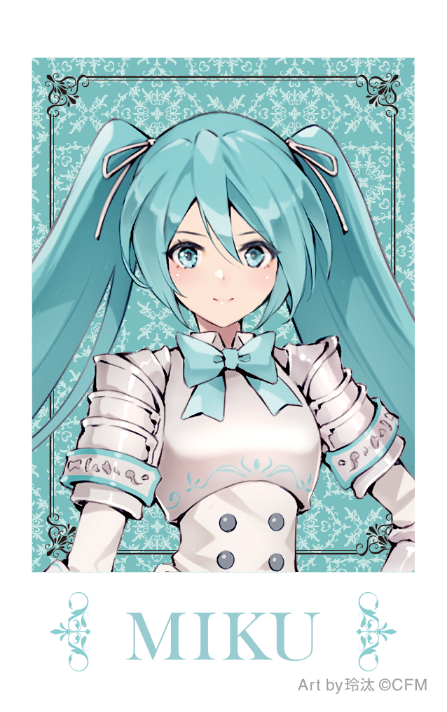 初音ミクシリーズ_チェキプリント／初音ミク　騎士　Art by 玲汰