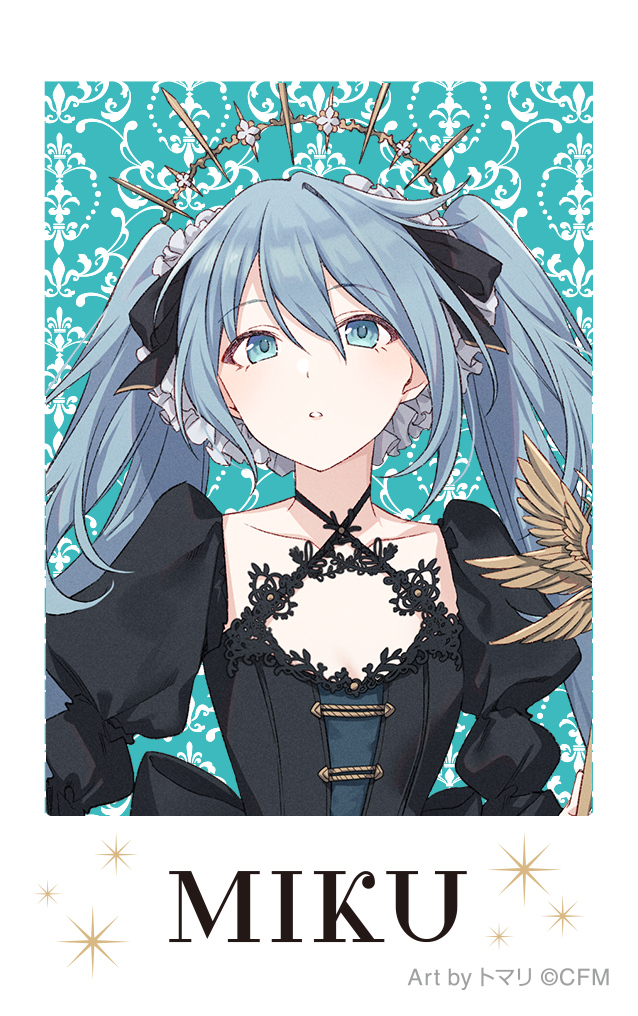 初音ミクシリーズ_チェキプリント／初音ミク　魔法使い　Art by トマリ