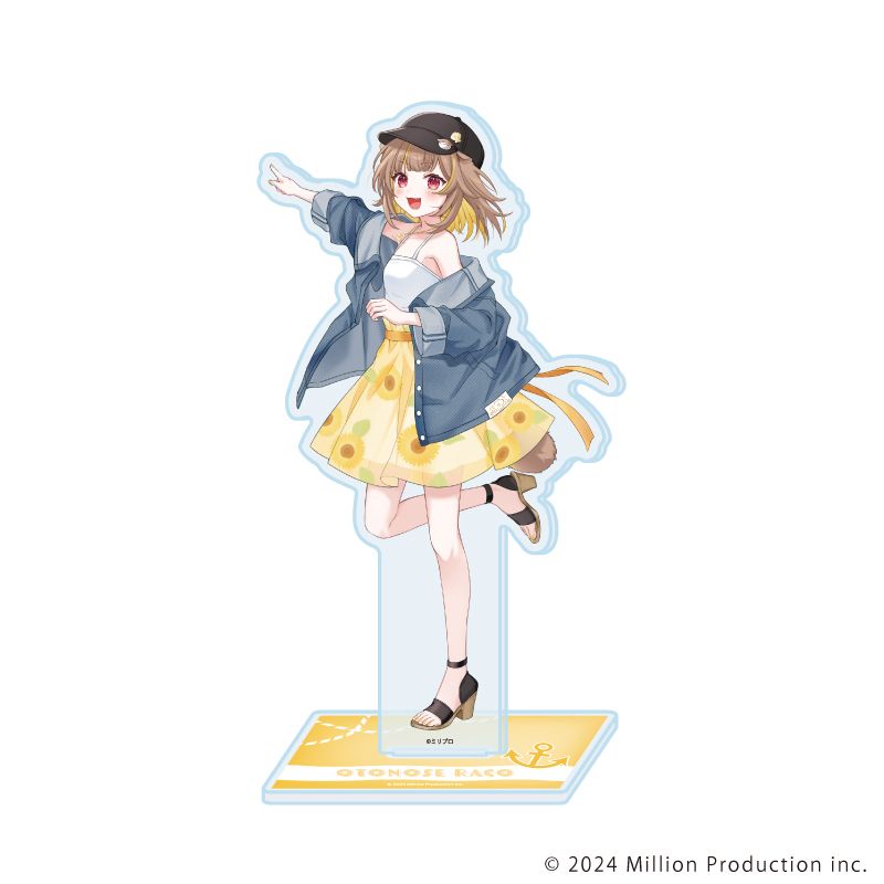 Million Production_アクリルスタンド14/音ノ瀬らこ 夏デートver.(描き