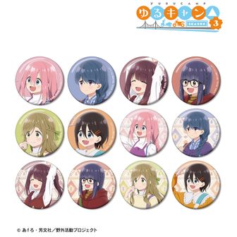 ゆるキャン△ SEASON3_描き下ろし 歩みver. トレーディング缶バッジ