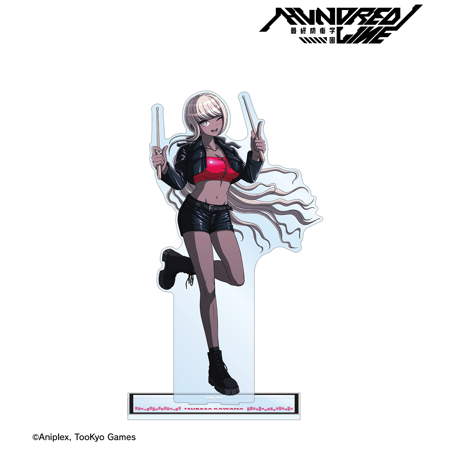 HUNDRED LINE -最終防衛学園-_描き下ろし 川奈つばさ ロックバンドver. 特大アクリルスタンド