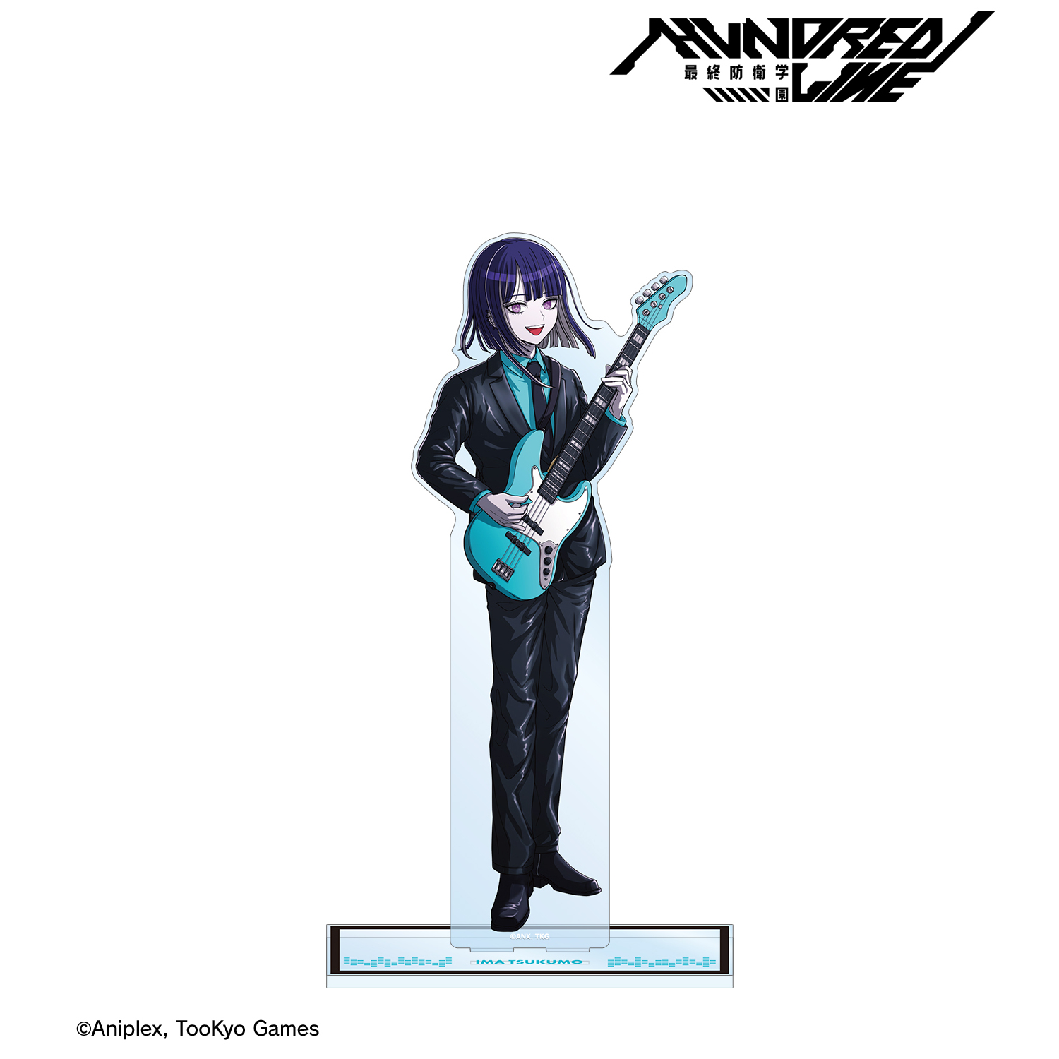 HUNDRED LINE -最終防衛学園-_描き下ろし 九十九今馬 ロックバンドver. 特大アクリルスタンド