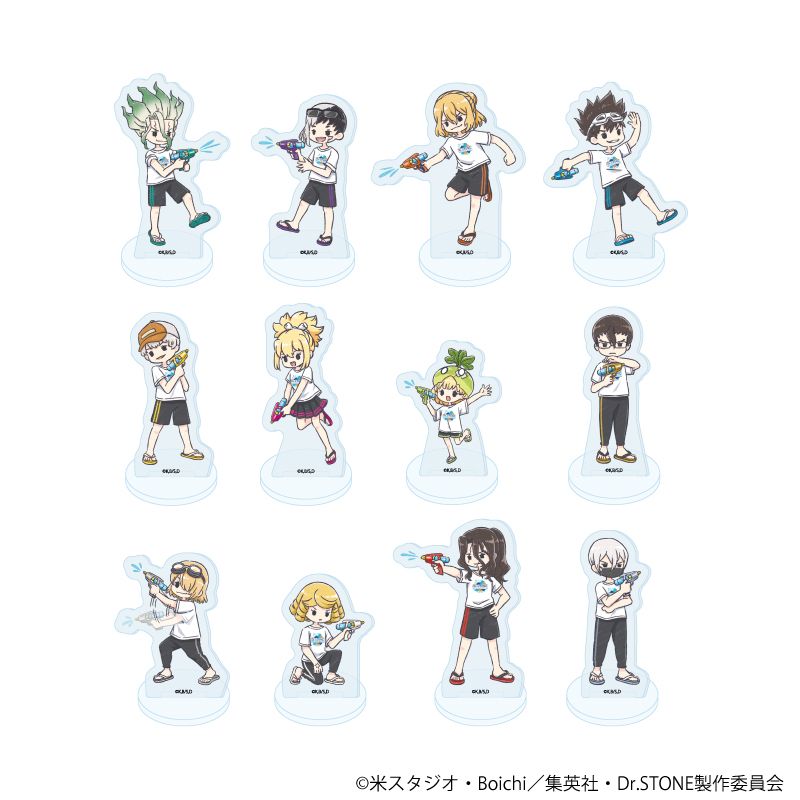 Dr.STONE_アクリルぷちスタンド17/ウォーターガンver. コンプリート