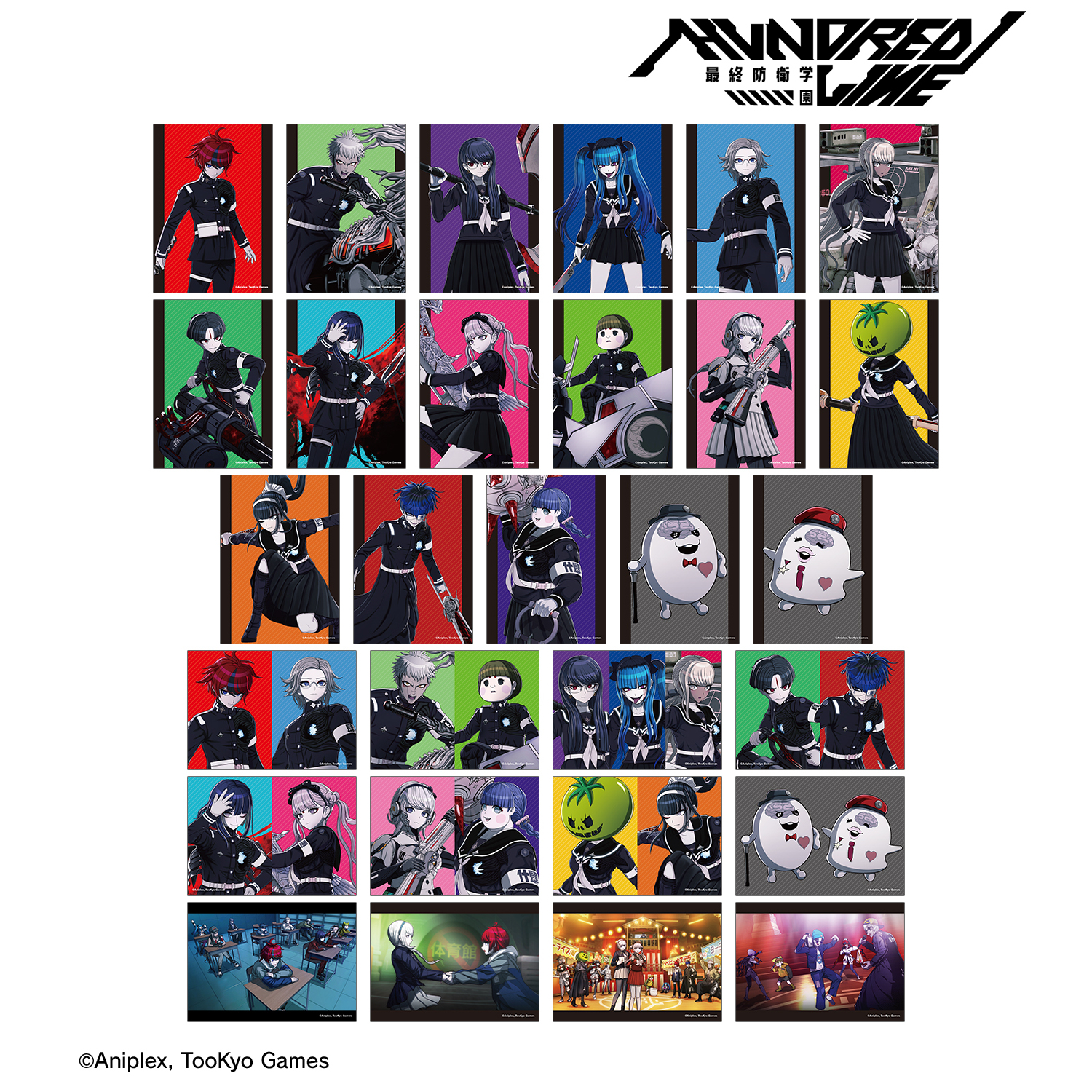 HUNDRED LINE -最終防衛学園-_トレーディングブロマイド(単位/コンプリートBOX)【BOX/29パック入り】