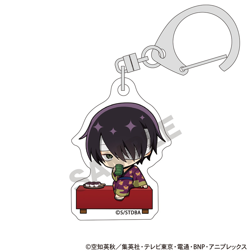 銀魂_ミニアクリルキーホルダー　高杉晋助　ひとやすみ　ミニキャラ