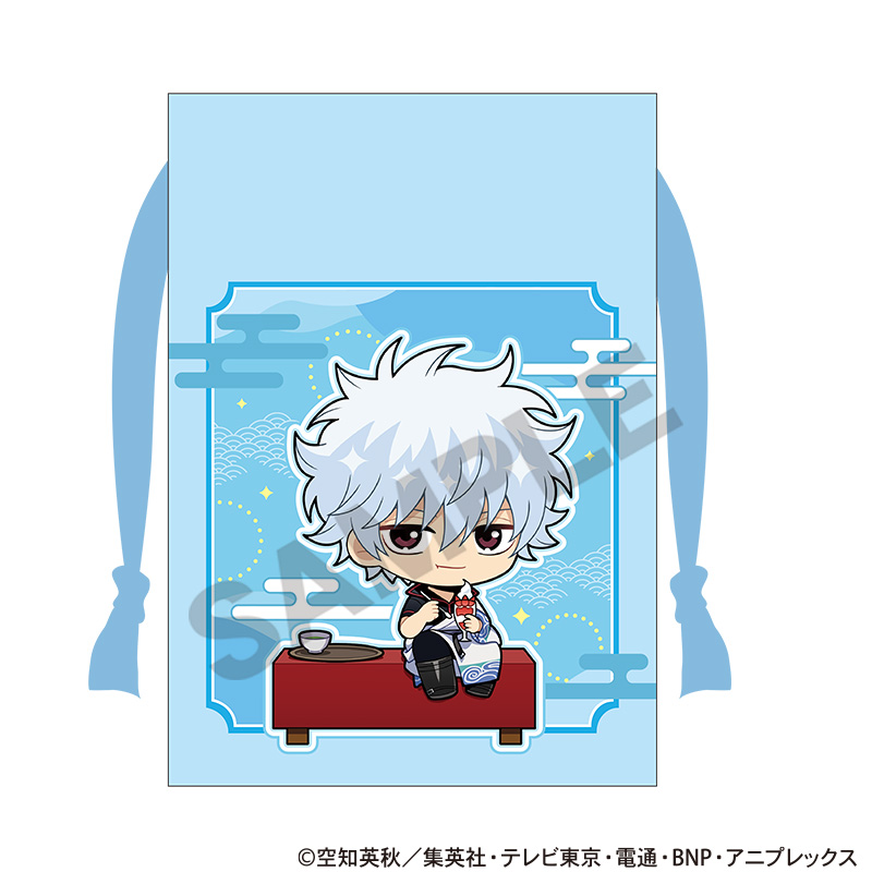 銀魂_巾着　坂田銀時　ひとやすみ　ミニキャラ