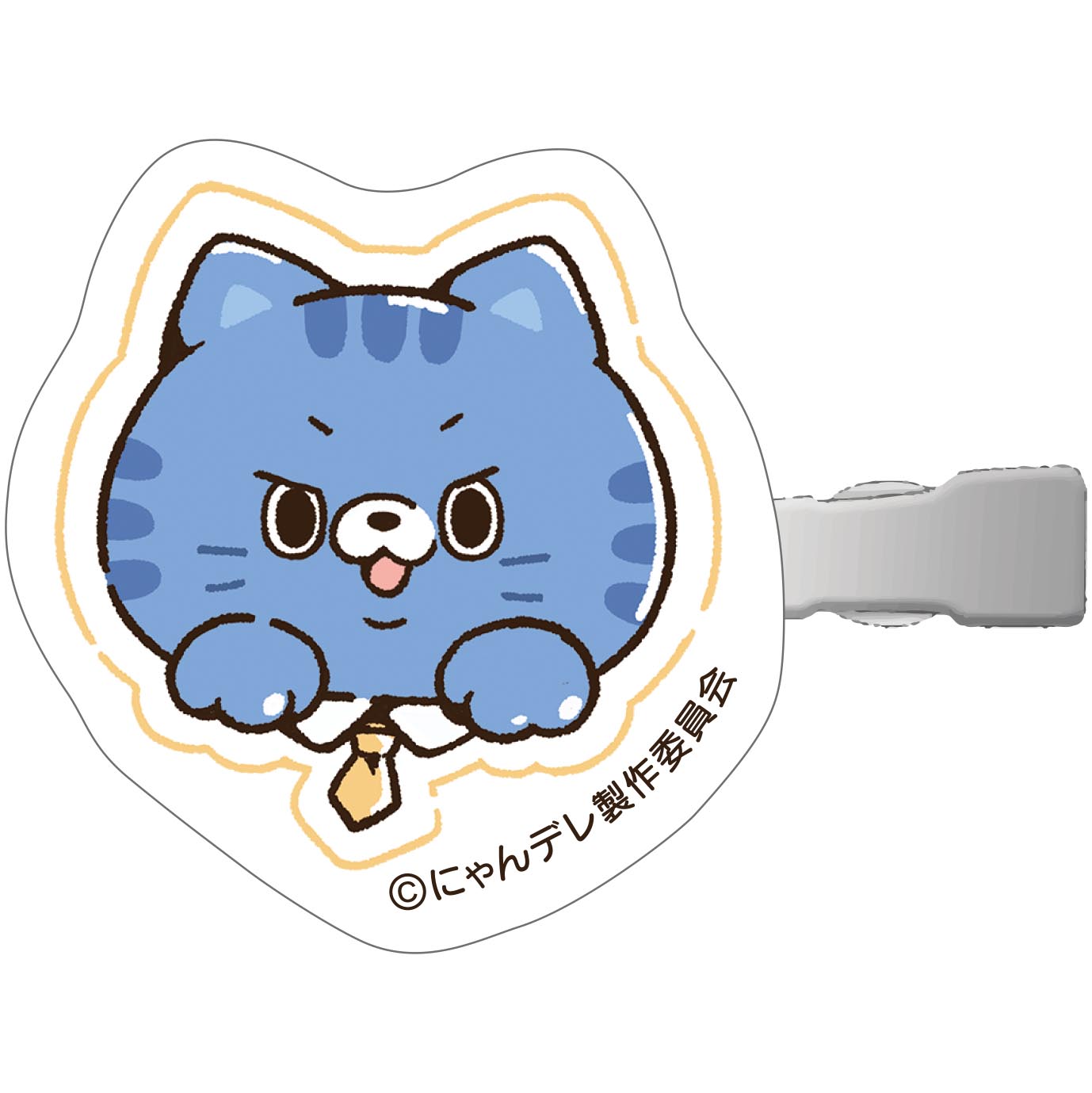 にゃんデレ_アクリルヘアクリップ／きりとら