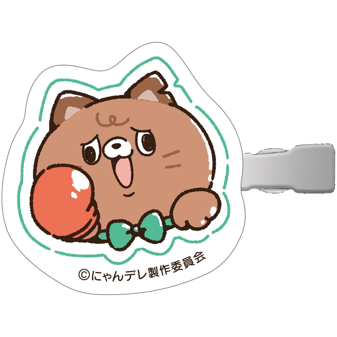 にゃんデレ_アクリルヘアクリップ／ちゃたろ