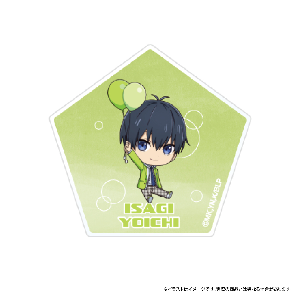 ブルーロック_ダイカットアクリルステッカー 潔 世一(ミニキャラ)(風船)