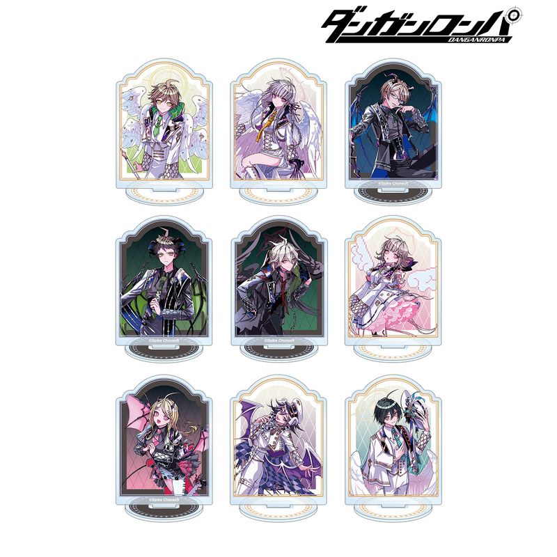 ダンガンロンパ　天使と悪魔　トレーディングミニアクリルスタンド　box 未開封 ダンガンロンパシリーズ_めつぶしあんこさんイラスト 天使と悪魔ver