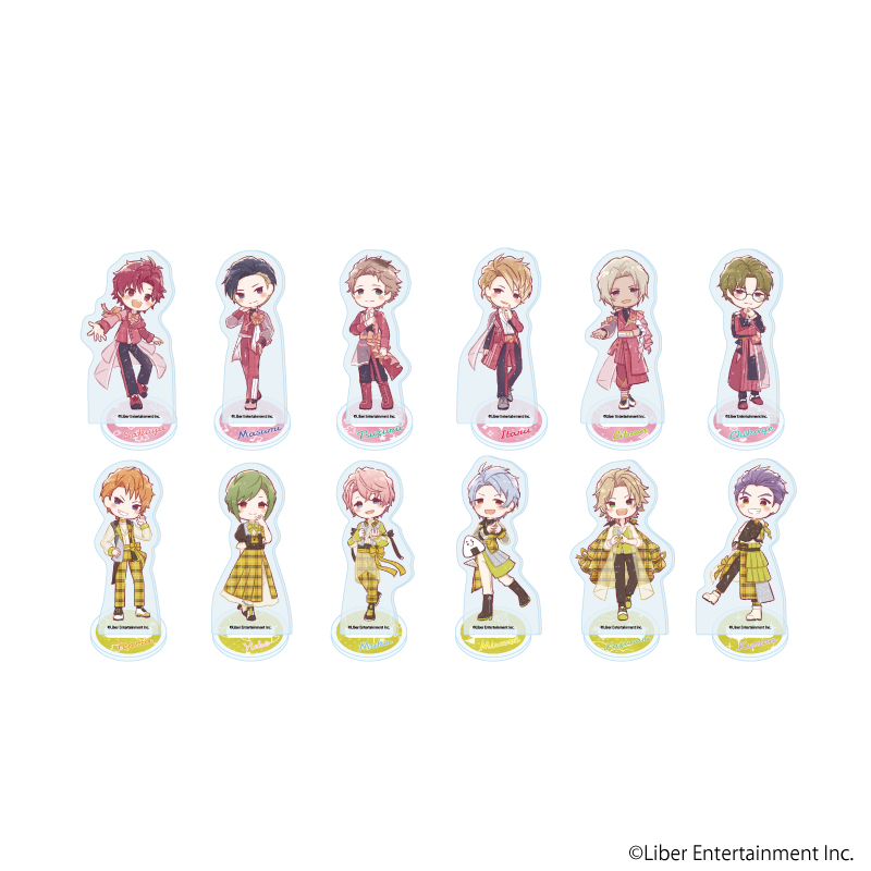 A3!_アクリルぷちスタンド03/春組&夏組 コンプリートセット(全12種)(グラフアートイラスト)【コンプリートセット/12個入り】