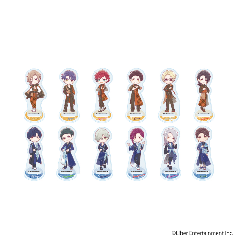 A3!_アクリルぷちスタンド04/秋組&冬組 コンプリートセット(全12種)(グラフアートイラスト)【コンプリートセット/12個入り】