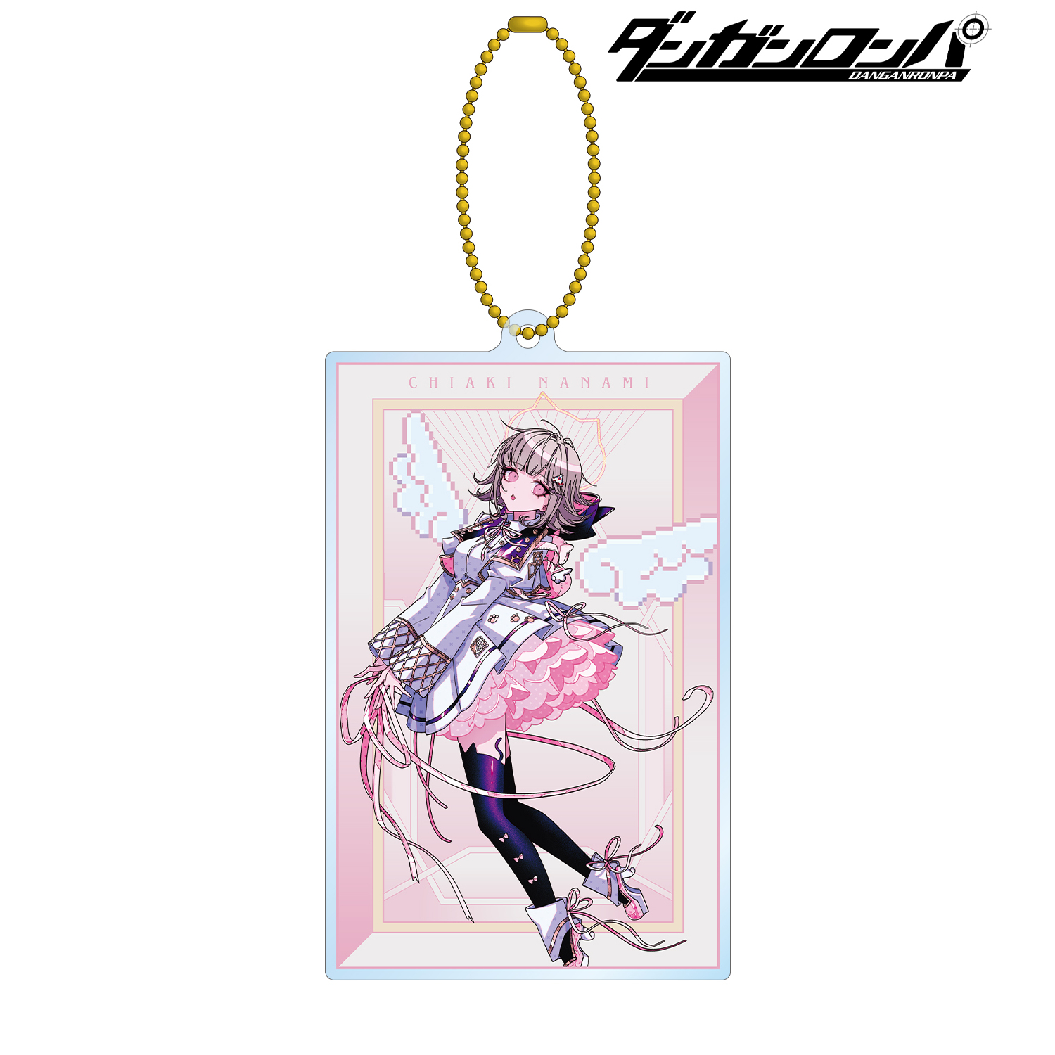 ダンガンロンパシリーズ_めつぶしあんこさんイラスト 七海 千秋 天使と悪魔ver. BIGアクリルキーホルダー