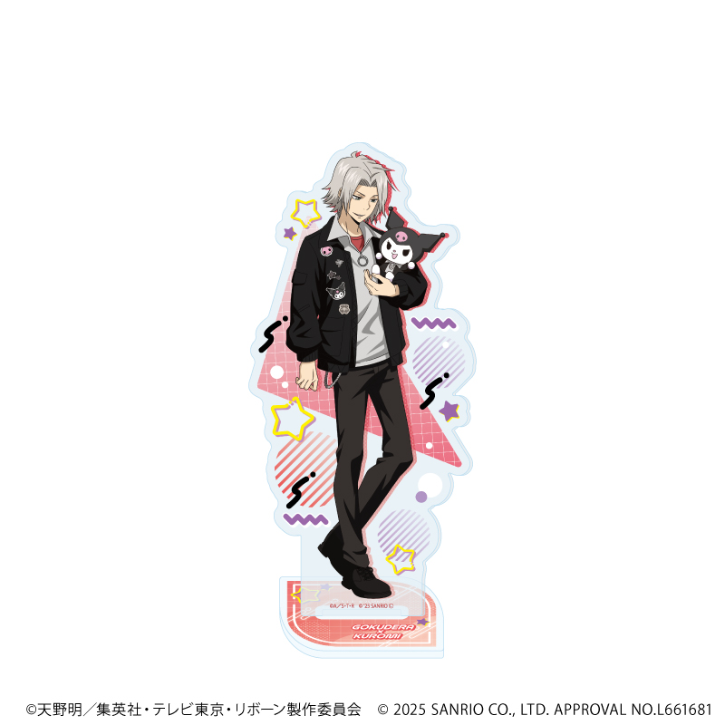 家庭教師ヒットマンREBORN!×SANRIO CHARACTERS_アクリルスタンド41/獄寺隼人×クロミ(コラボイラスト)