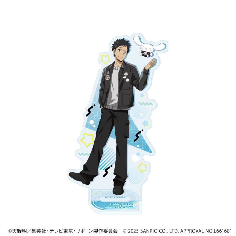 家庭教師ヒットマンREBORN!×SANRIO CHARACTERS_アクリルスタンド42/山本武×シナモロール(コラボイラスト)