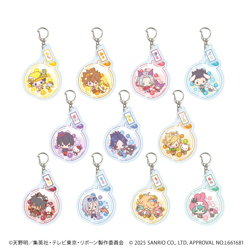 家庭教師ヒットマンREBORN!×SANRIO CHARACTERS_パーツ付きアクリルキーホルダー01/コンプリートセット(全11種)(コラボイラスト)【コンプリートセット/11個入り】