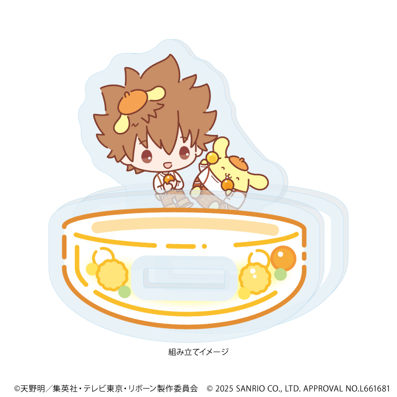 家庭教師ヒットマンREBORN!×SANRIO CHARACTERS_ゆらゆらアクリルスタンド02/沢田綱吉×ポムポムプリン(コラボイラスト)