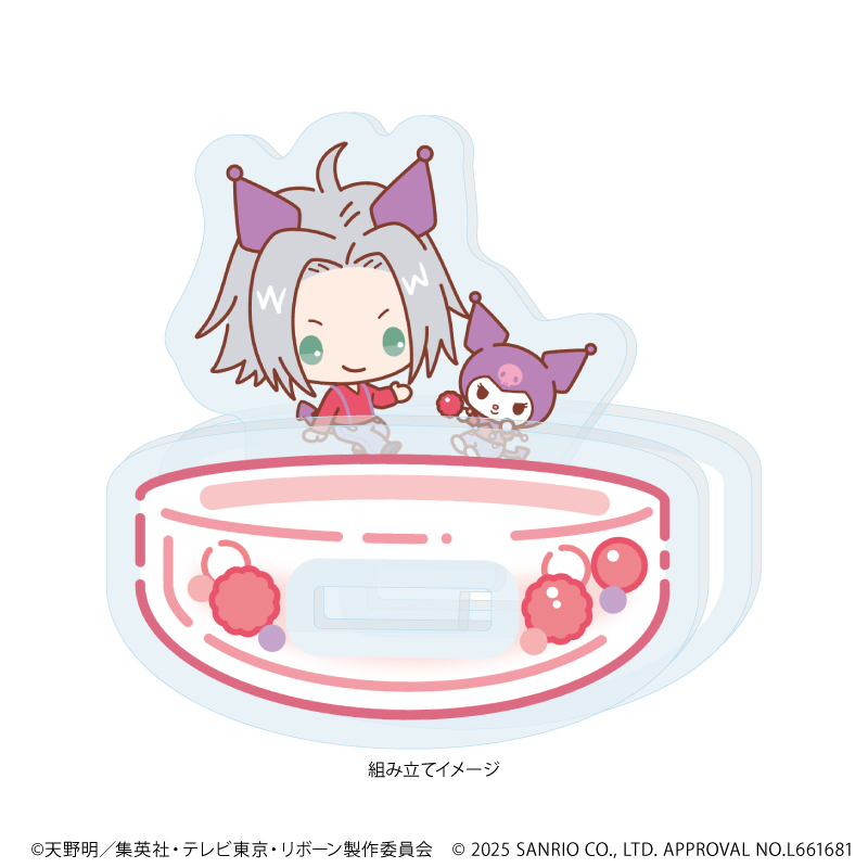 家庭教師ヒットマンREBORN!×SANRIO CHARACTERS_ゆらゆらアクリルスタンド03/獄寺隼人×クロミ(コラボイラスト)