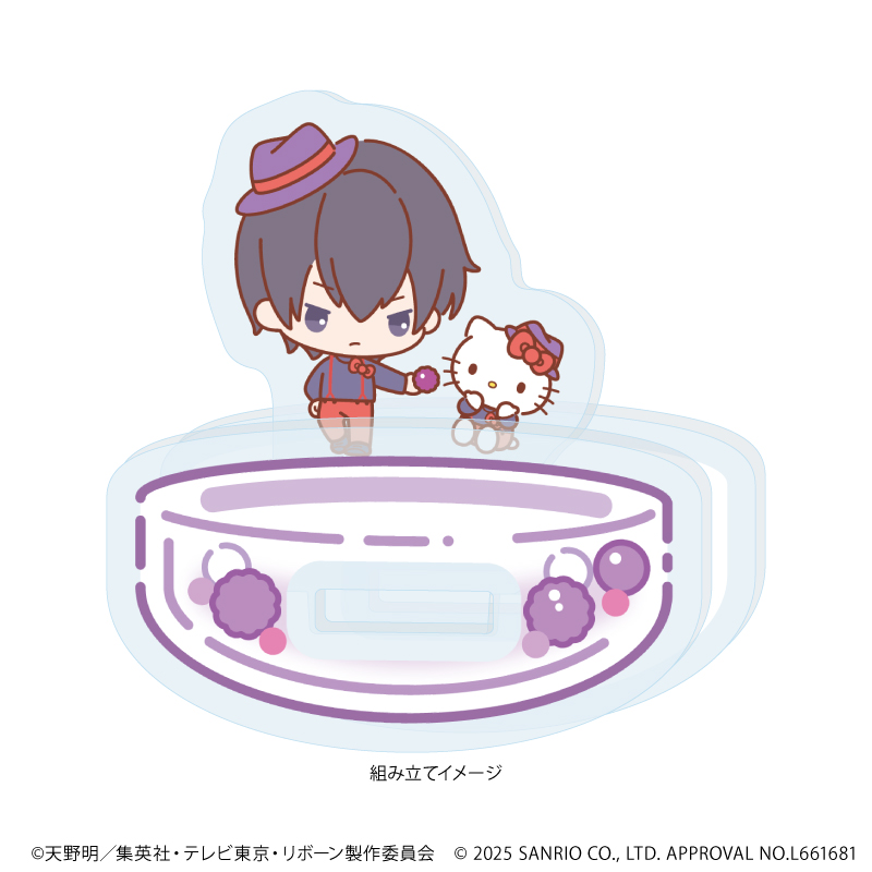 家庭教師ヒットマンREBORN!×SANRIO CHARACTERS_ゆらゆらアクリルスタンド05/雲雀恭弥×ハローキティ(コラボイラスト)