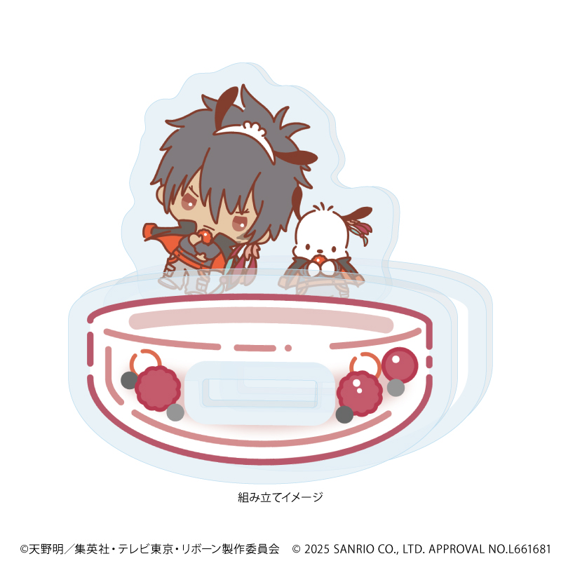 家庭教師ヒットマンREBORN!×SANRIO CHARACTERS_ゆらゆらアクリルスタンド08/XANXUS×ポチャッコ(コラボイラスト)
