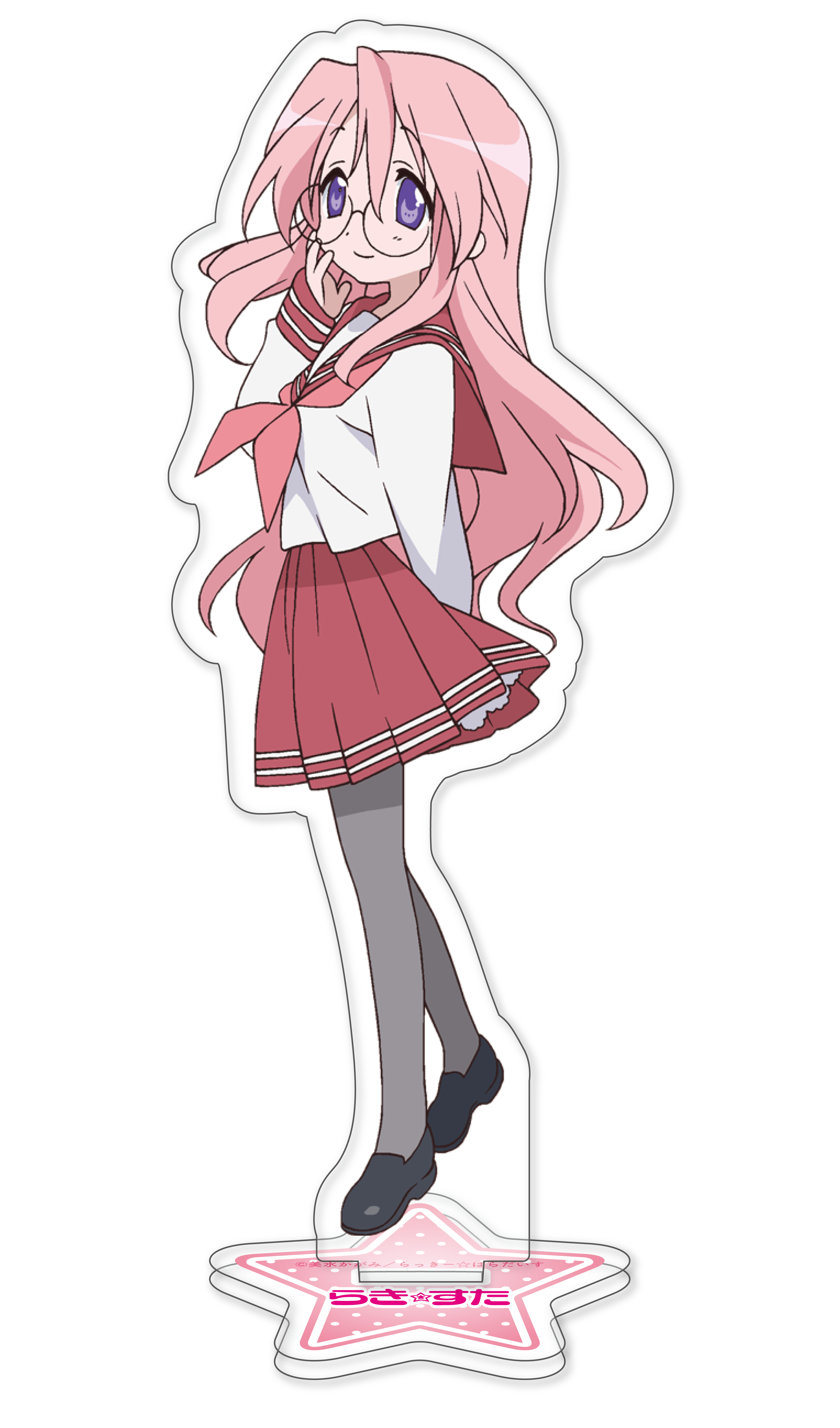 らき☆すた_アクリルスタンド (高良みゆき) 立ち絵