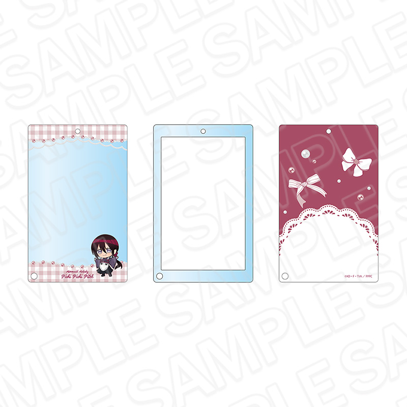 マーメイドメロディー ぴちぴちピッチ_フォトフレームキーホルダー レディ・バット 和装メイド デフォルメ ver.