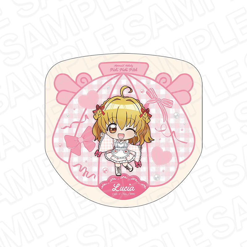 マーメイドメロディー ぴちぴちピッチ_ダイカットミニタオル 七海 るちあ 和装メイド デフォルメ ver.