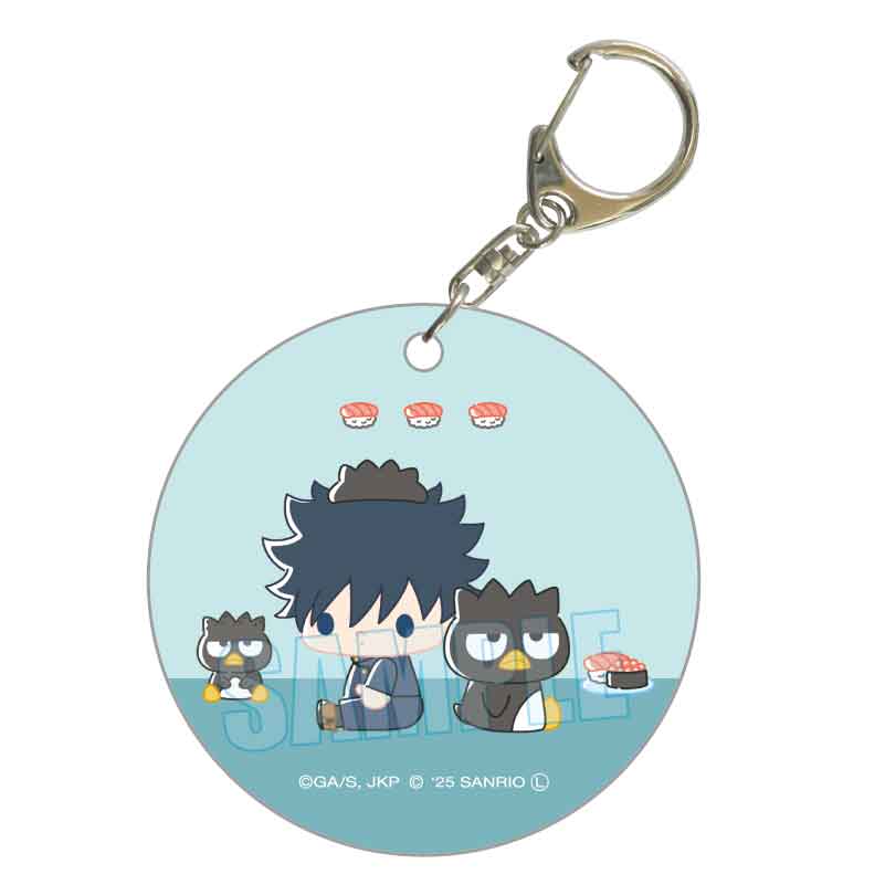 呪術廻戦 × サンリオキャラクターズ_やわらかクリアチャーム 伏黒 恵×バッドばつ丸