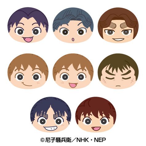 忍たま乱太郎 食満留三郎 食満 おまんじゅうにぎにぎマスコット おまんじゅう 忍たま乱太郎_おまんじゅうにぎにぎマスコット 伍【コンプリートBOX／8