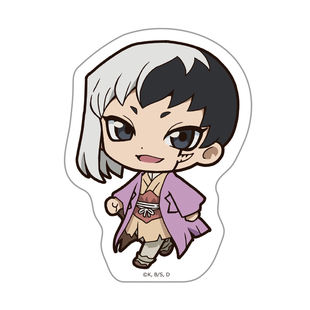 Dr.STONE_ついてっくダイカットステッカー あさぎりゲン | 公式