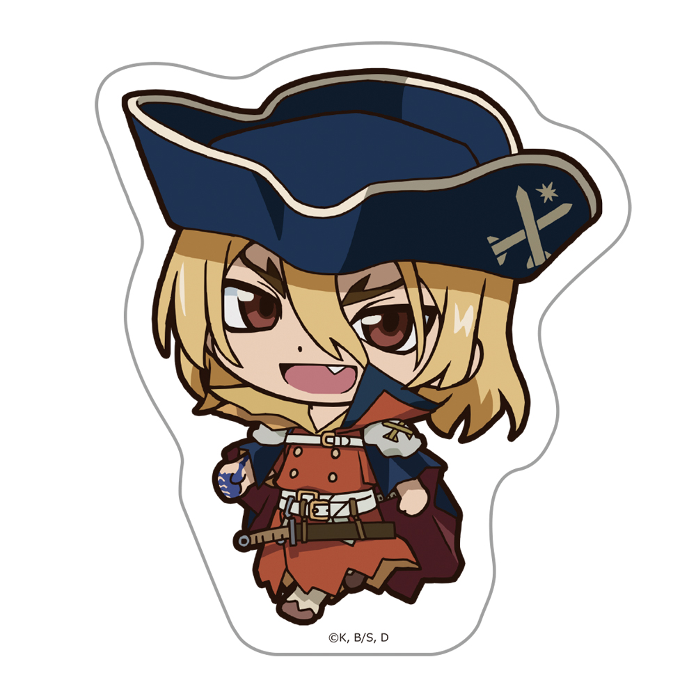 Dr.STONE_ついてっくダイカットステッカー 七海龍水