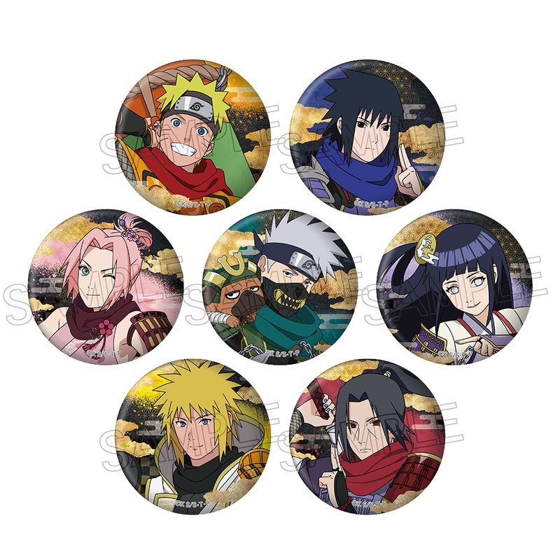 NARUTO-ナルト- 疾風伝_缶バッジ 忍武者【BOX／7個入り