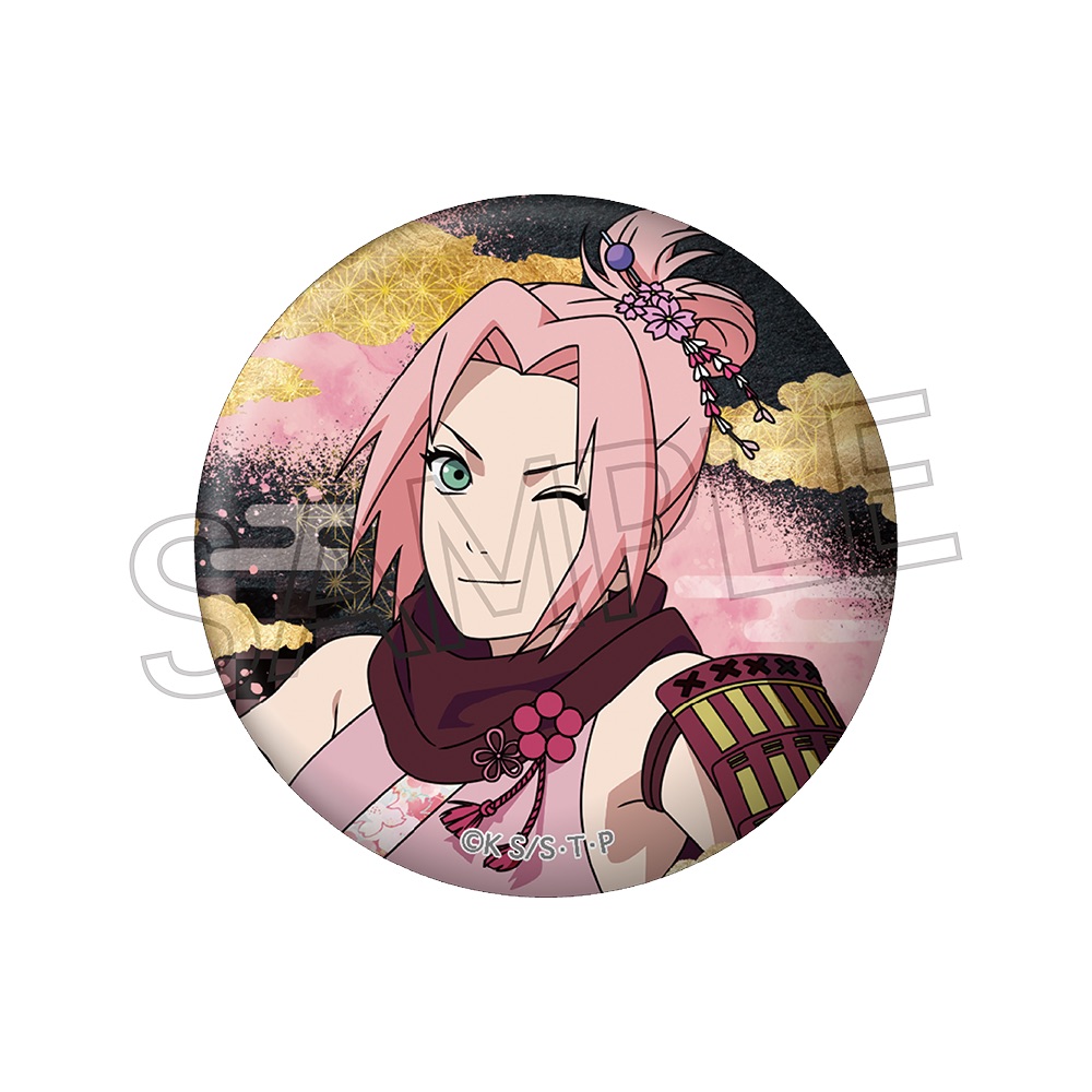 NARUTO-ナルト- 疾風伝_缶バッジ 忍武者【BOX／7個入り