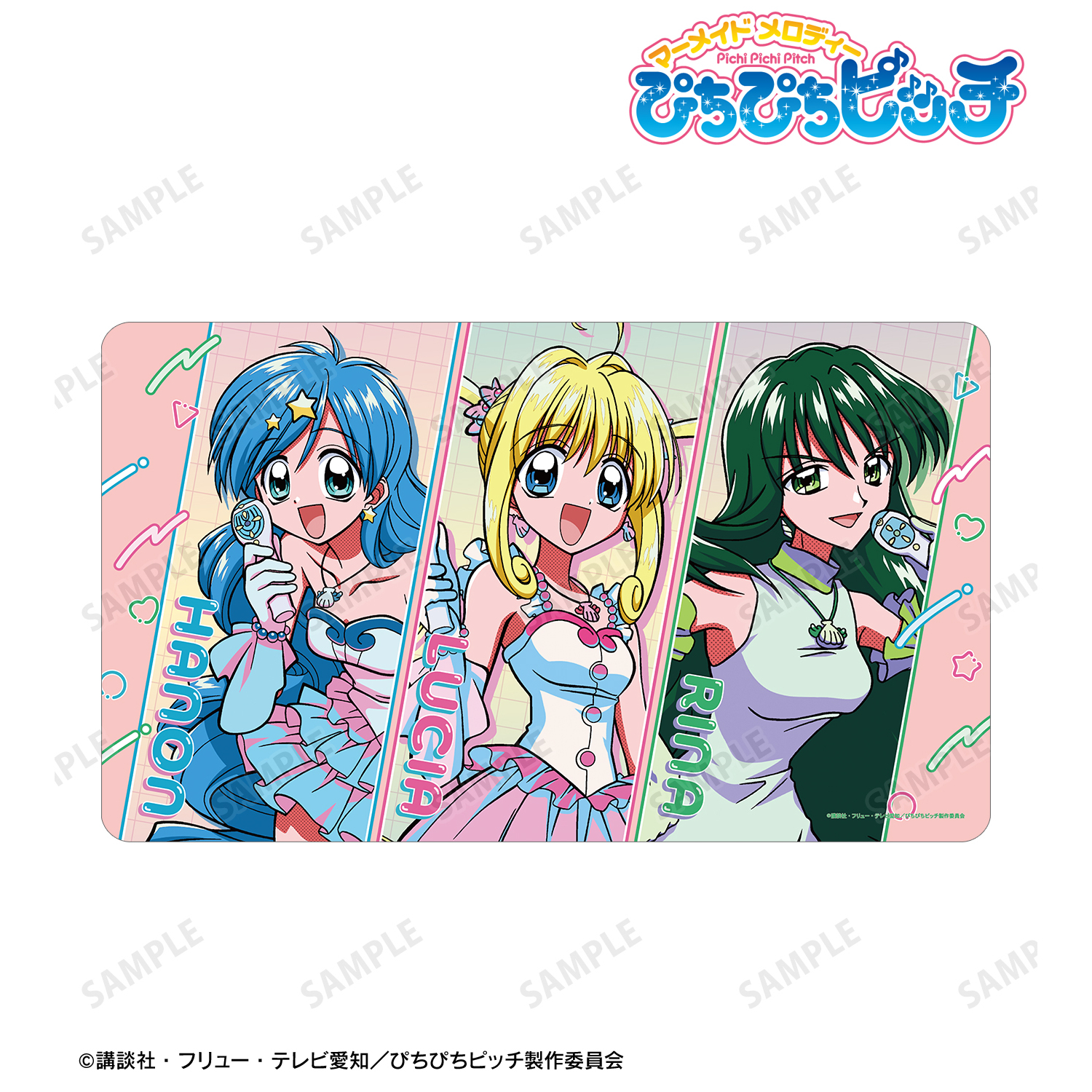 ぴちぴちピッチ_集合 マルチデスクマット ver.B