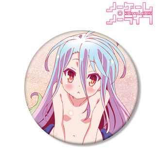 ノーゲーム・ノーライフ　ノゲノラ　ハート型　缶バッジ　空 グッズ-バッチ】ノーゲーム・ノーライフ 空 場面写グリッター缶
