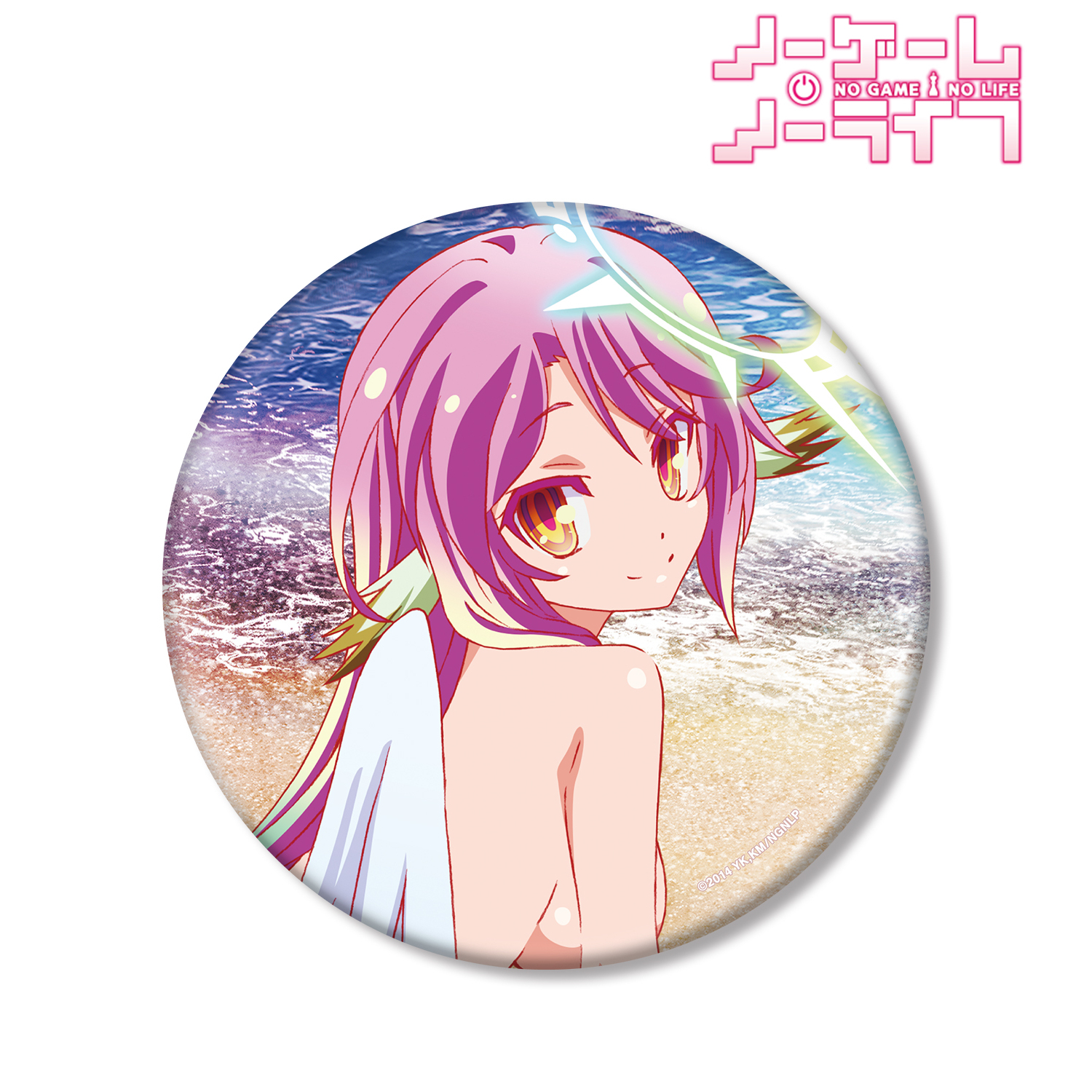 ノーゲーム・ノーライフ_ジブリール BIG缶バッジ ver.A