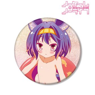 ノーゲーム・ノーライフ　ノゲノラ　ハート型　缶バッジ　空 グッズ-バッチ】ノーゲーム・ノーライフ 空 場面写グリッター缶